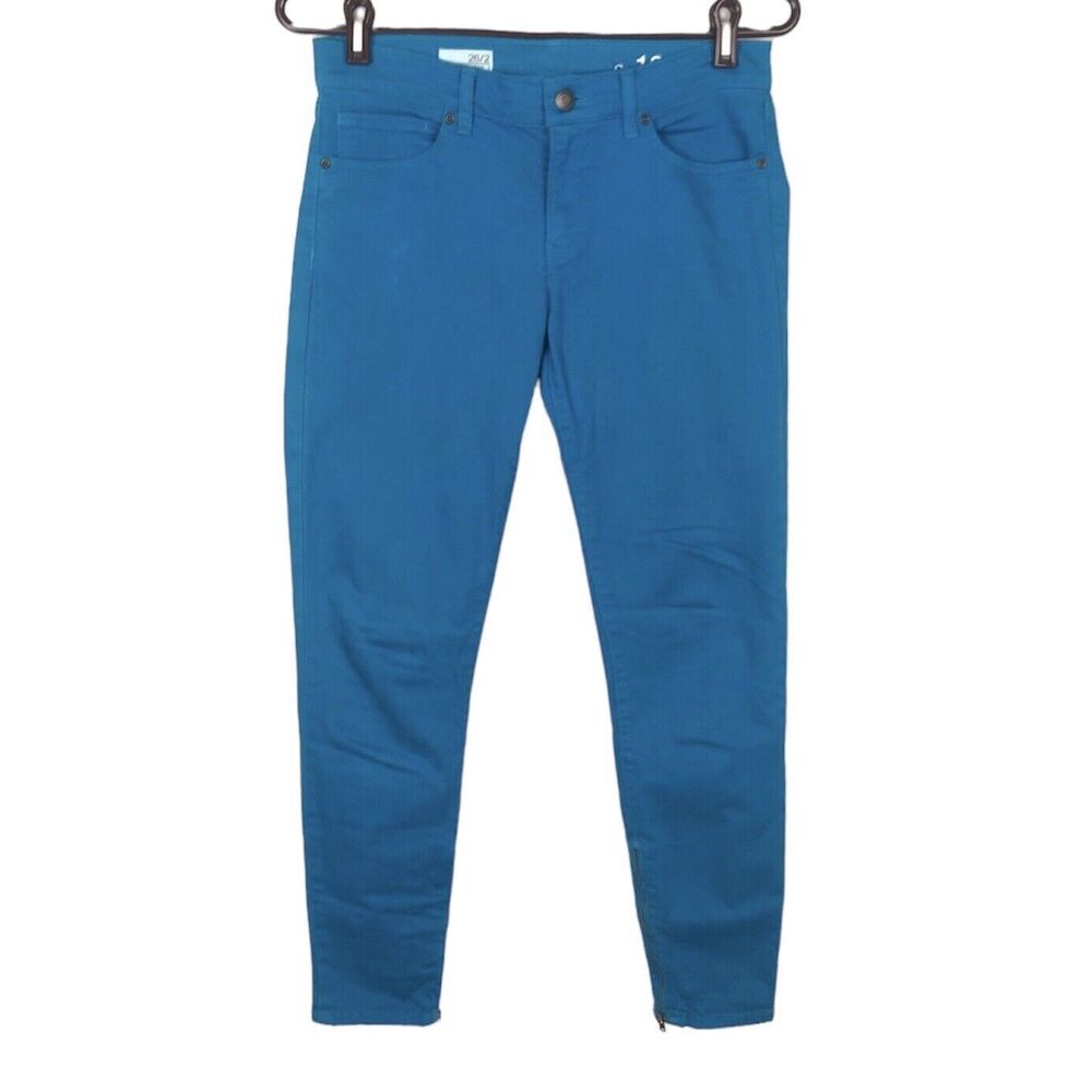 Gap 1969 Bright Blue Inseam Zip Legging Jean Women's Size 26/2